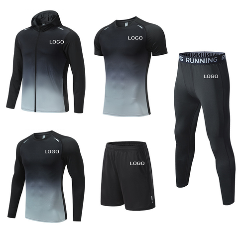 Men's Long Sleeve Gym Set