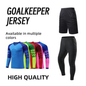 Men's Goalkeeper Blue Football Jersey