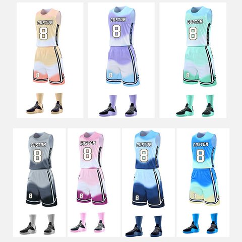 Men's Short Sleeve Basketball Jersey