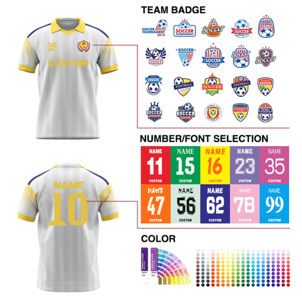 Kids Retro Soccer Jersey